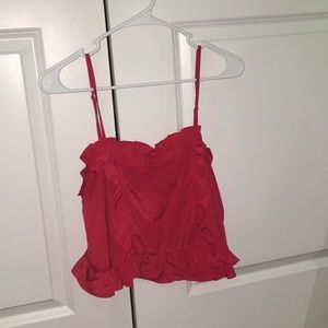 Ruffle tank top